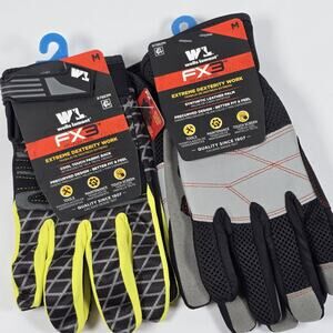 Men's Work Gloves Wells Lamont FX3 Extreme Dexterity All-Purpose Size M 2 Pair